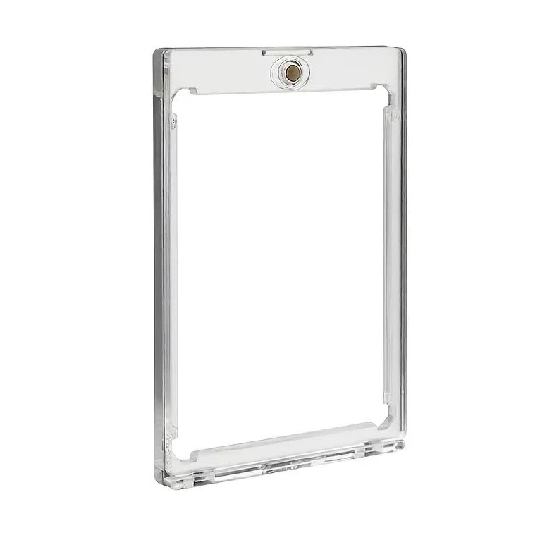 35PT Ultra Clear One Touch Magnetic Card Holder