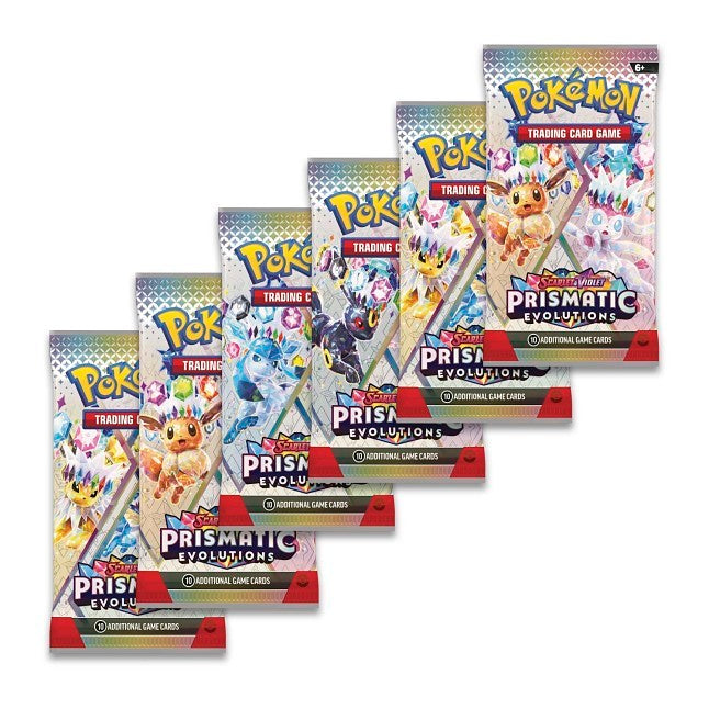 Pokémon TCG: S&V Prismatic Evolutions Booster Pack (Bundle Of 6)