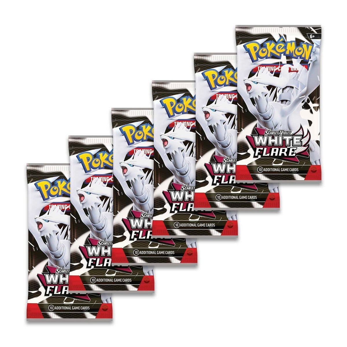Pokémon TCG: Scarlet & Violet-White Flare Booster Bundle (6 Packs)