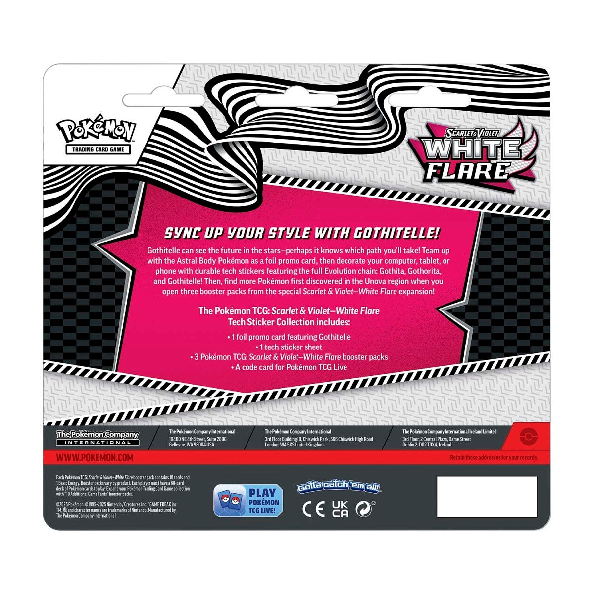 Pokémon TCG: Scarlet & Violet-White Flare Tech Sticker Collection