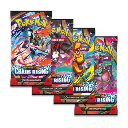 Pokémon TCG Mega Evolution Chaos Rising Booster Box With Acrylic Case
