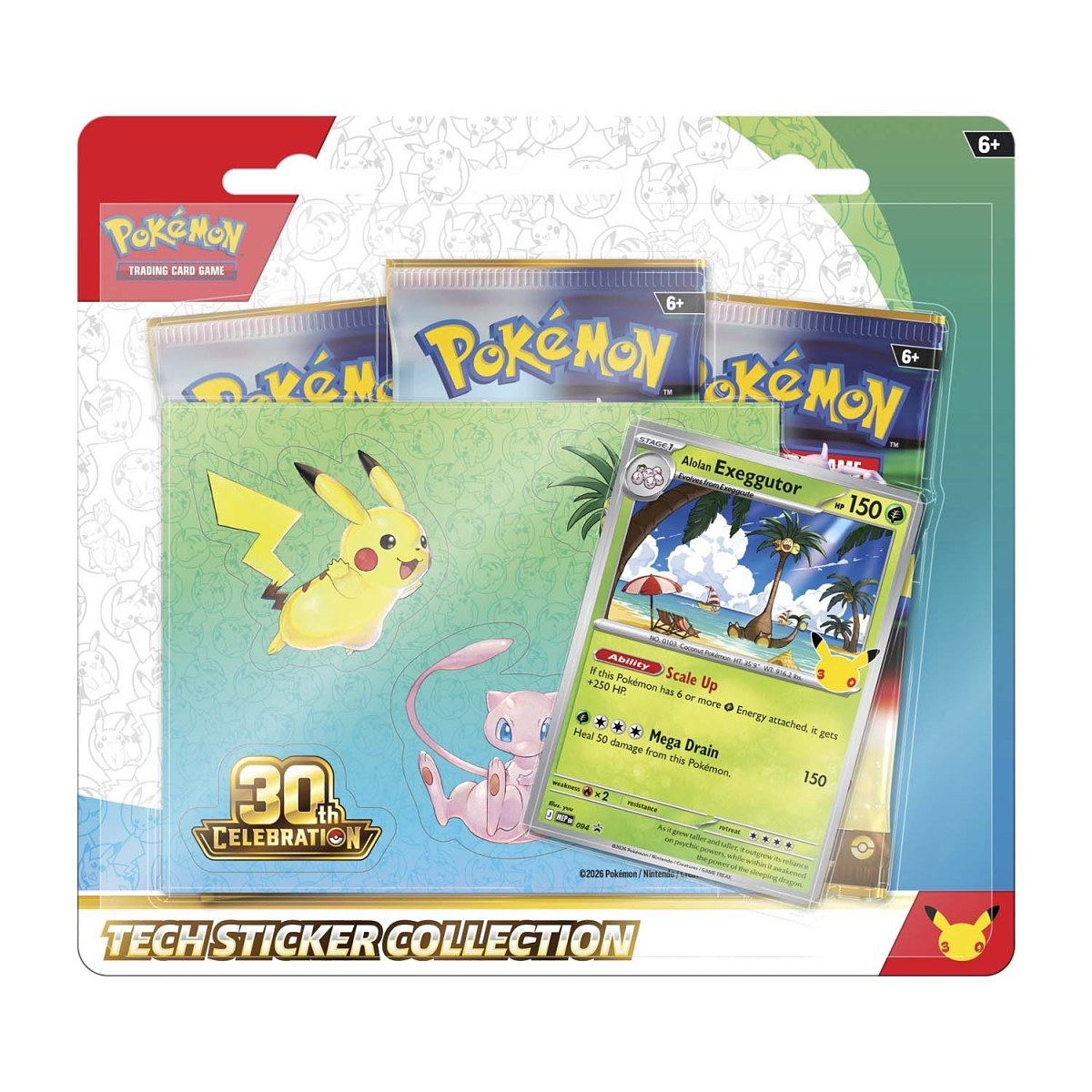 Pokémon TCG: 30th Celebration Tech Sticker Collection (Alolan Exeggutor) (PRE-ORDER)