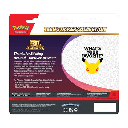 Pokémon TCG: 30th Celebration Tech Sticker Collection (Lucario) (PRE-ORDER)