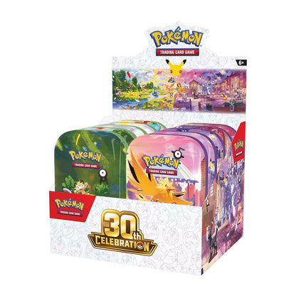 Pokémon TCG: 30th Celebration Mini-Tin Display Box - 10 Tins (PRE-ORDER)