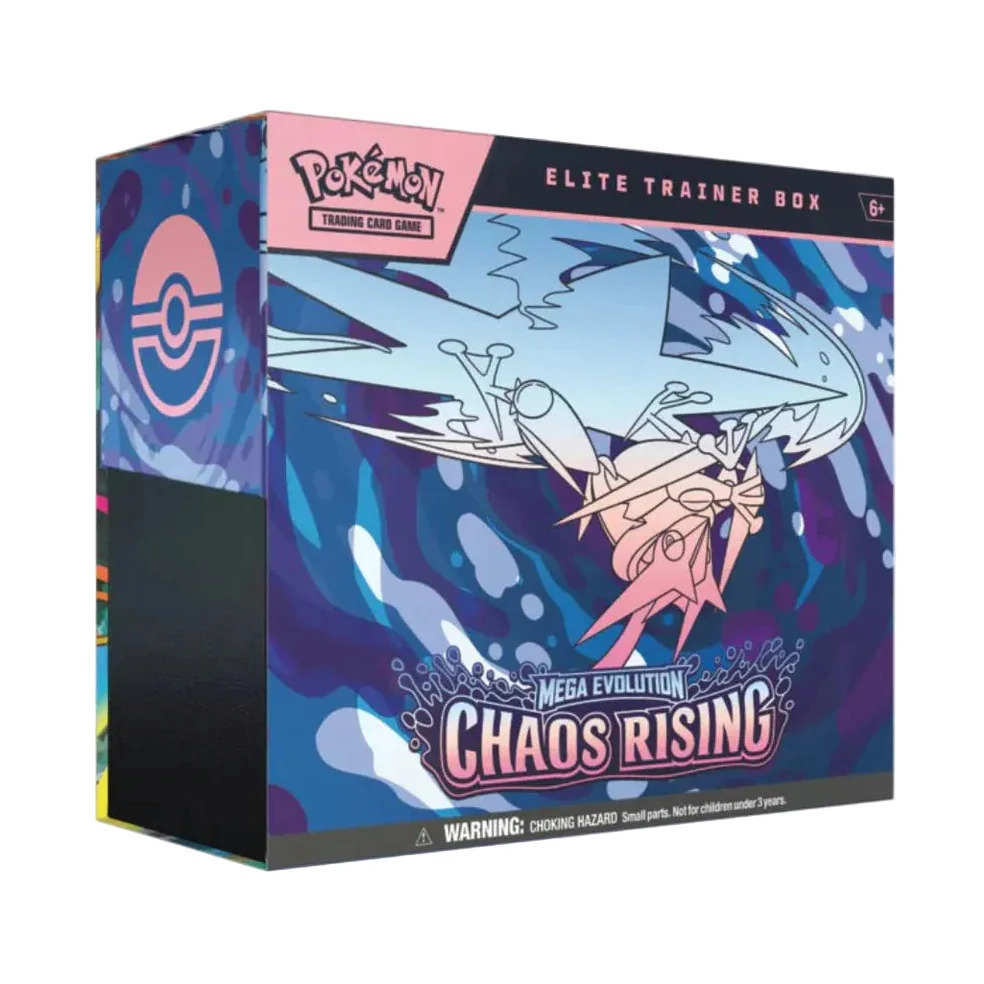 Pokémon TCG: ETB With Acrylic Case Bundle Of 4 (30th, Delta Reign, Chaos Rising & Pitch Black) (PRE-ORDER)