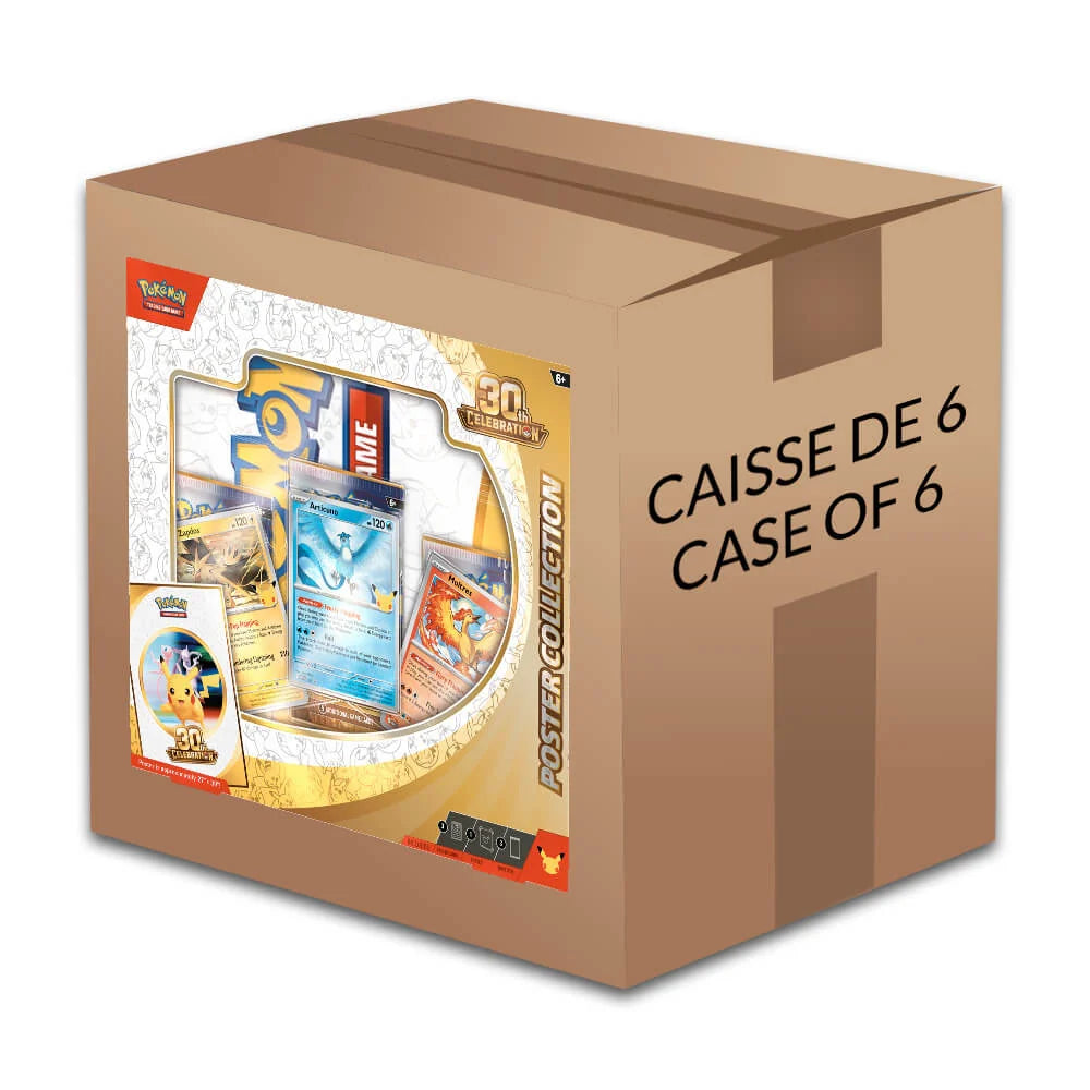 Pokémon TCG: 30th Celebration Poster Collection Sealed Case (PRE-ORDER)