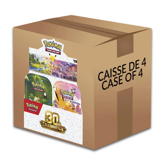 Pokémon TCG: 30th Celebration Mini-Tin Display Factory Sealed Case