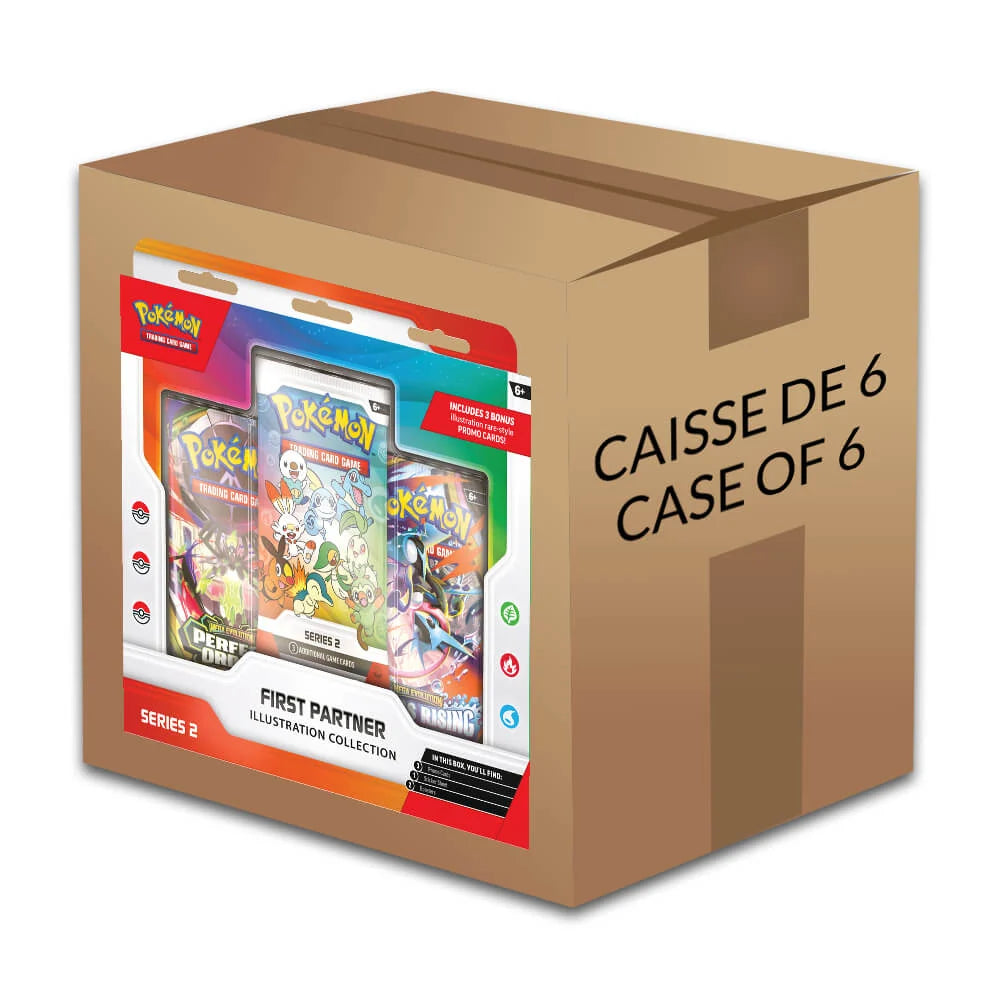 Pokemon TCG: First Partner Series 2 Illustration Collection Sealed Case Of 6