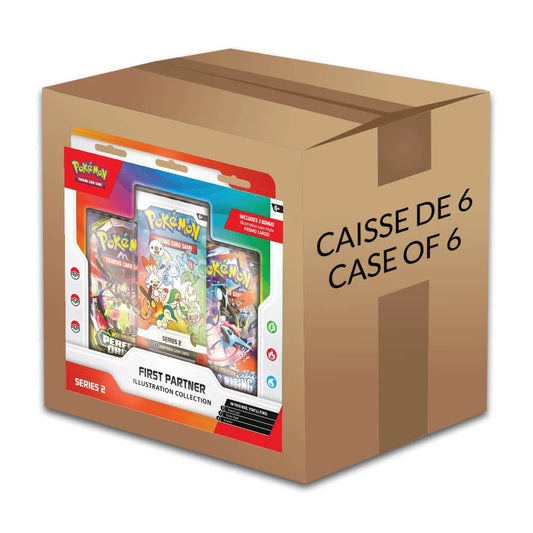 Pokemon TCG: First Partner Series 2 Illustration Collection Sealed Case Of 6