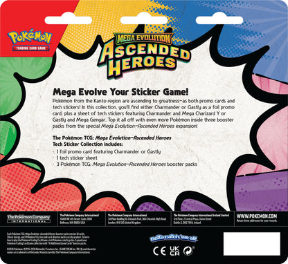 Pokémon TCG: Mega Evolution - Ascended Heroes Tech Sticker Collection - Charmander