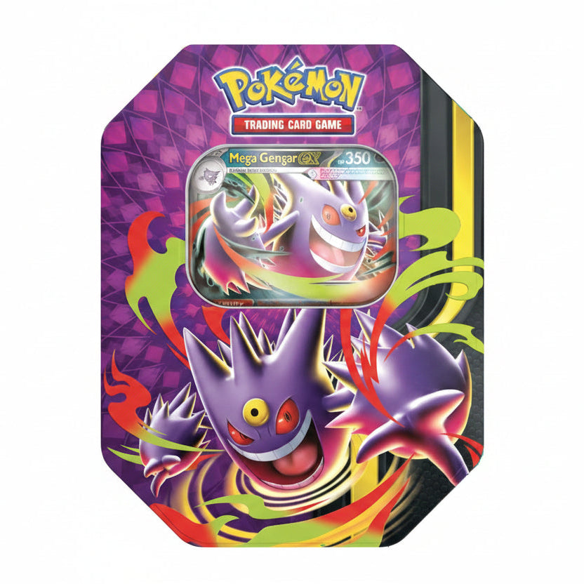 Pokémon TCG: Mega Evolution Mega Moonlit Tin - Mega Gengar Ex