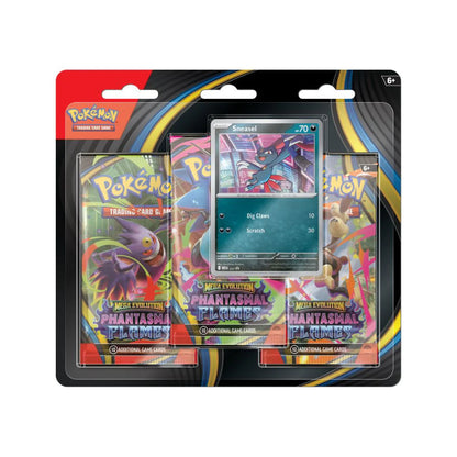 Pokémon TCG: Mega Evolution - Phantasmal Flames 3-Pack Blister - Receive 1 at Random