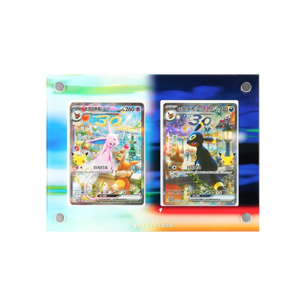 Pokemon 30th Anniversary Celebration Espeon ex & Umbreon ex Display Box [S-Chinese] (PRE-ORDER)
