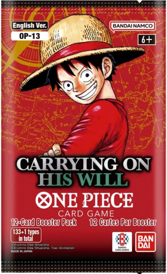 One Piece TCG: Carrying On His Will Booster Pack (OP-13) - English