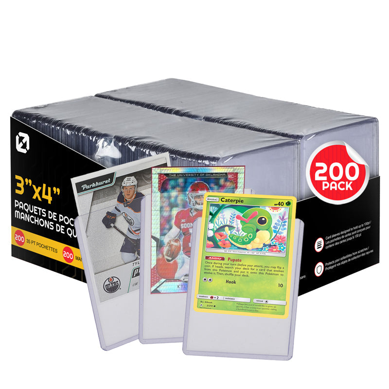 EVORETRO 200 Toploaders + 200 Sleeves Bundle