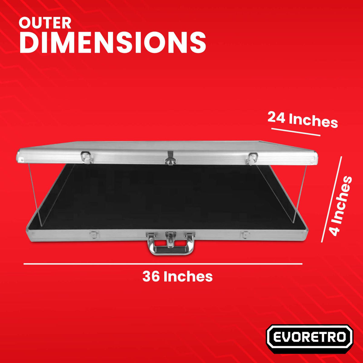 EVORETRO Acrylic Clear Top Display Vendor Trade Show showcase (Special Order)