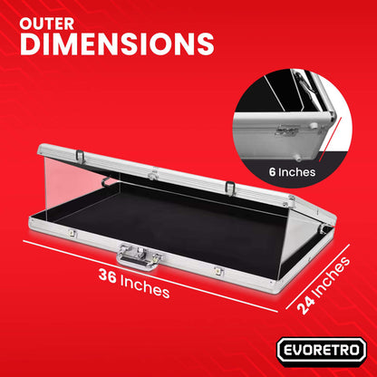 EVORETRO Acrylic Clear Top Display Vendor Trade Show showcase (Special Order)