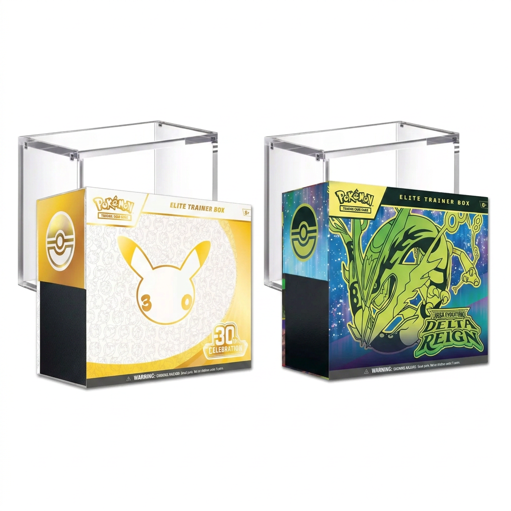 Pokémon TCG: 30th Celebration + Delta Reign Elite Trainer Box With Acrylic Case (PRE-ORDER)