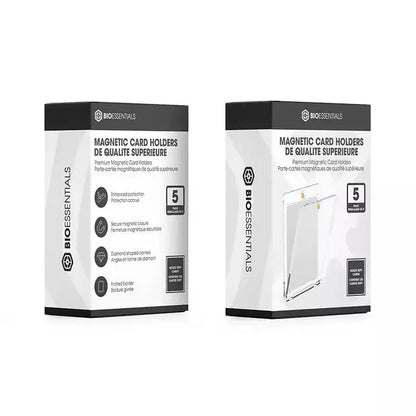 Biogenik Premium Magnetic One-Touch Card Holder Display 5-Pack