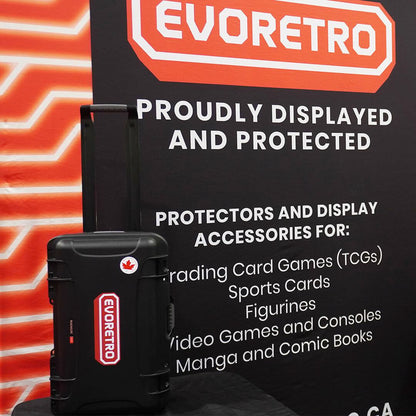 EVORETRO Waterproof Wheeled Card Case - Holds 160 Graded Slabs (Special Order)