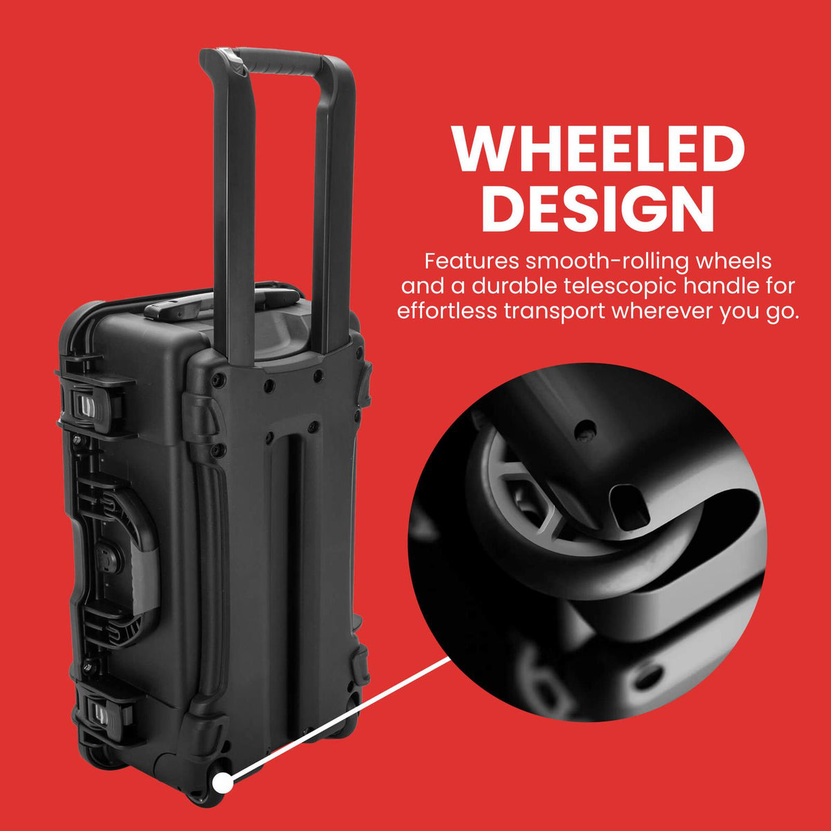 EVORETRO Waterproof Wheeled Card Case - Holds 160 Graded Slabs (Special Order)