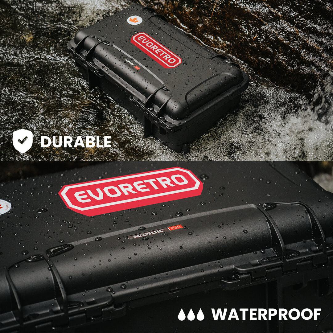 EVORETRO Waterproof Wheeled Card Case - Holds 160 Graded Slabs (Special Order)