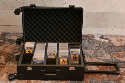 EVORETRO Graded Card Case — Show-Day Roller, TSA Lock, Foam (Special Order)