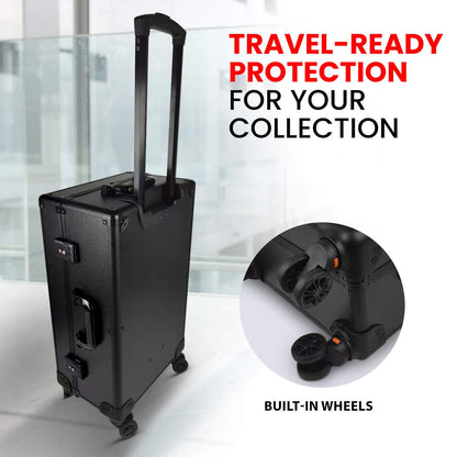 EVORETRO Graded Card Case — Show-Day Roller, TSA Lock, Foam (Special Order)