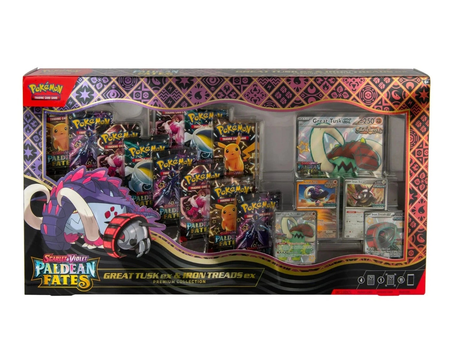 Pokémon TCG: Paldean Fates Great Tusk ex & Iron Threads ex Premium Collection