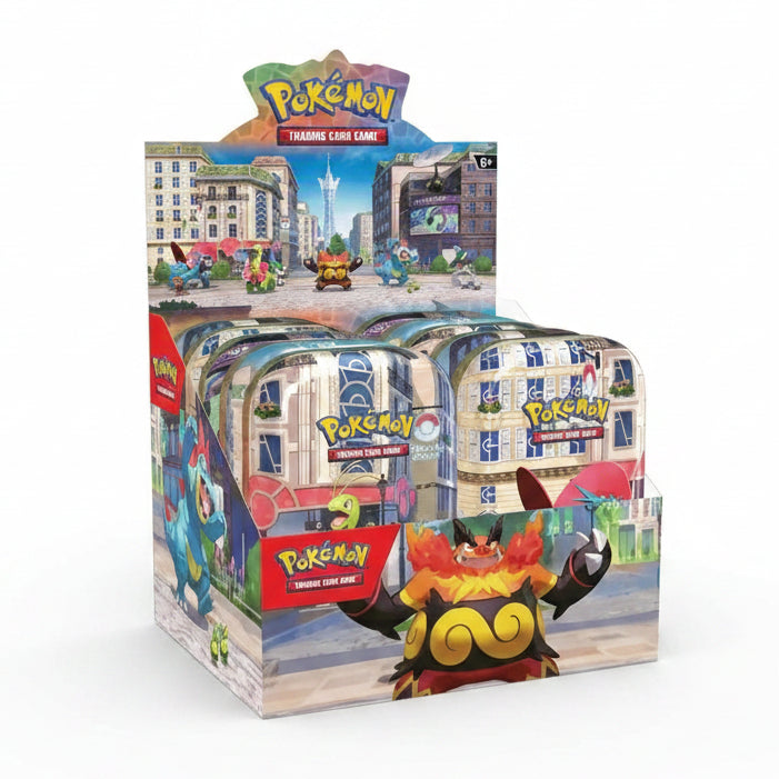 Pokémon TCG Lumiose City Mini Tin Display English