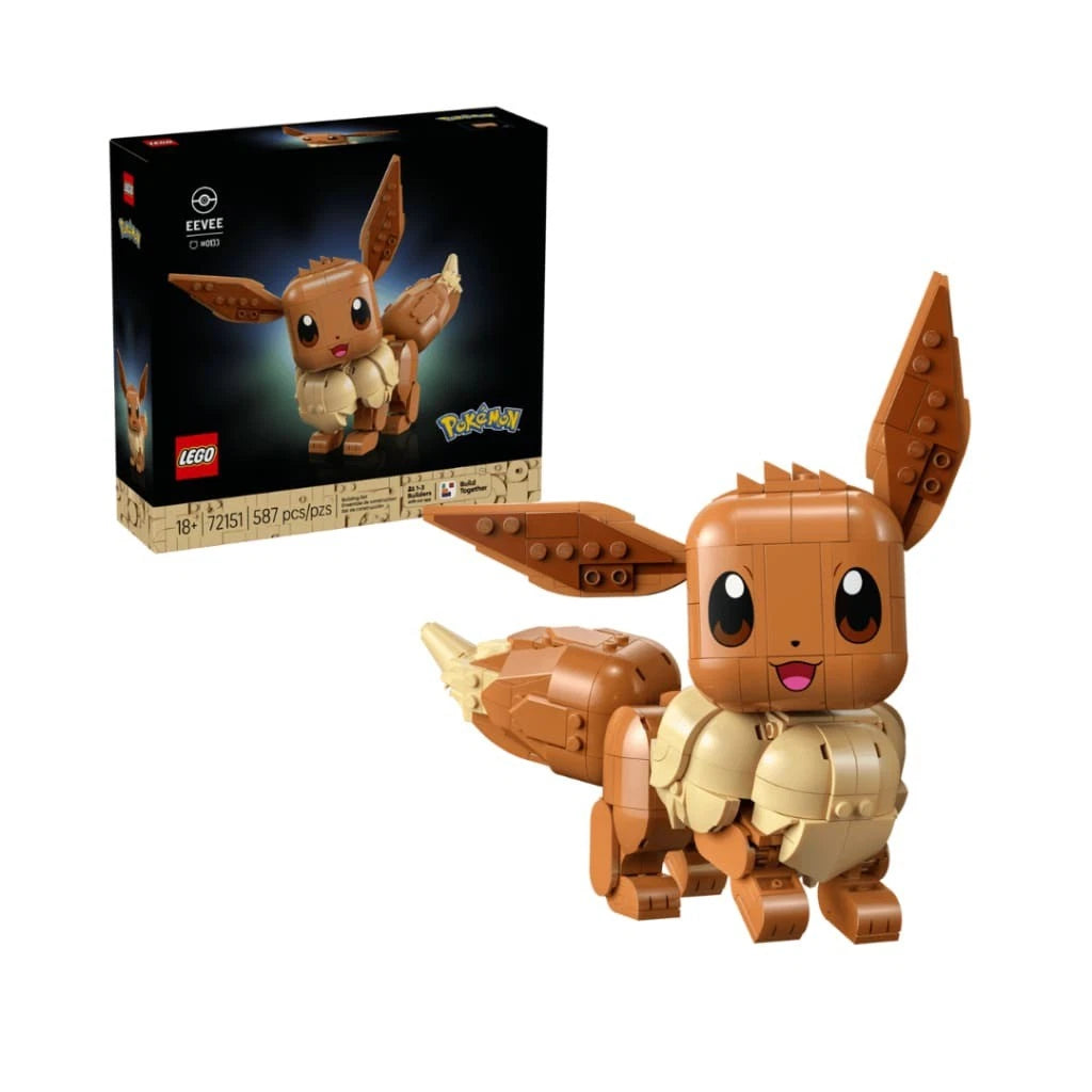 LEGO® Pokémon™ Eevee - Model Building Kit Gamer Merch (72151)
