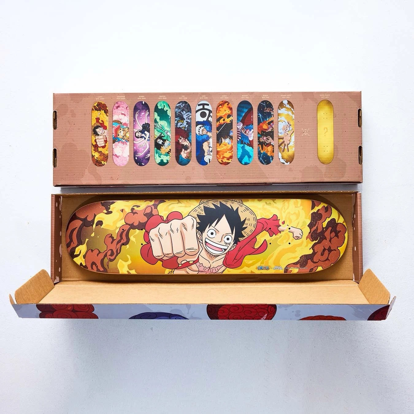 Bear Walker x One Piece Skateboard Blind Box (PRE-ORDER)