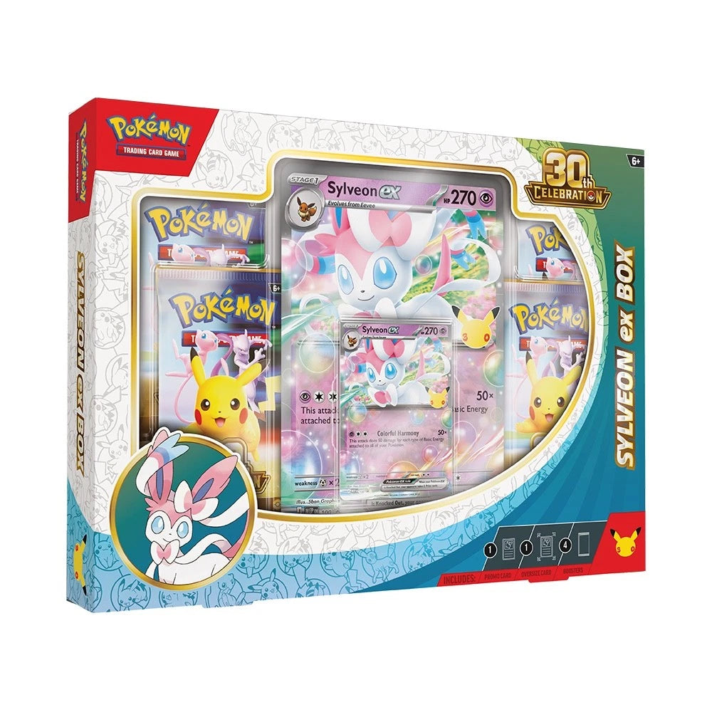 Pokémon TCG: 30th Celebration Pokémon ex Box (One At Random) (PRE-ORDER)