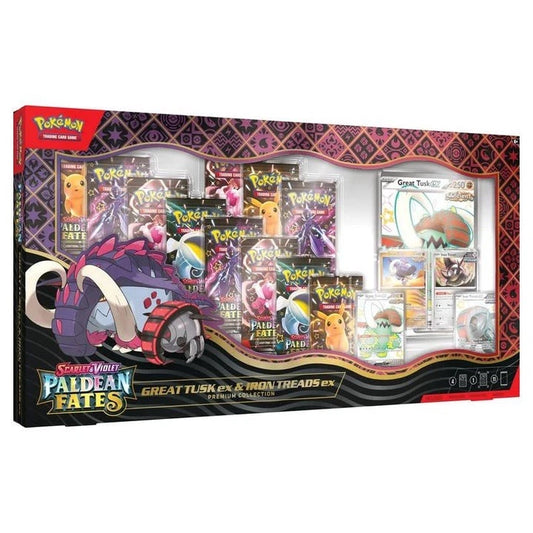 Pokémon TCG: Paldean Fates Great Tusk ex & Iron Threads ex Premium Collection