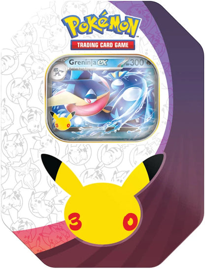 Pokémon TCG: 30th Celebration Tin - Greninja (PRE-ORDER)
