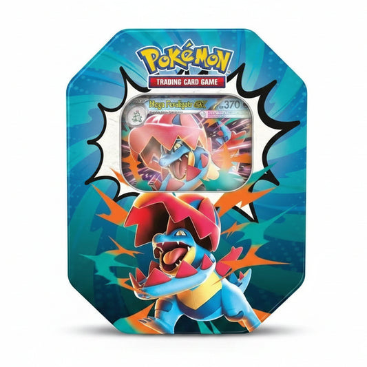 Pokémon TCG: ME2.5 Ascended Heroes Tin Mega Feraligatr ex (PRE-ORDER)