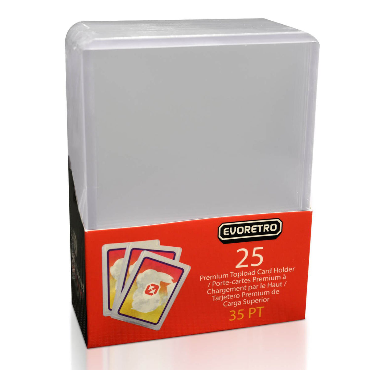 EVORETRO Toploaders 35PT Pack of 25