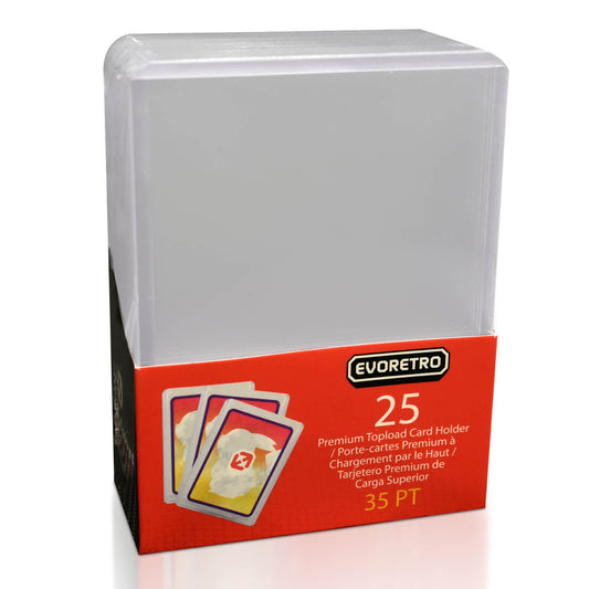 EVORETRO Toploaders 35PT Pack of 25